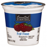 Essential Everyday Fat Free Raspberry Yogurt, 6 oz