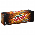 Mountain Dew Live Wire Dew Sparked with Orange, 12 fl pk, 12 oz cans